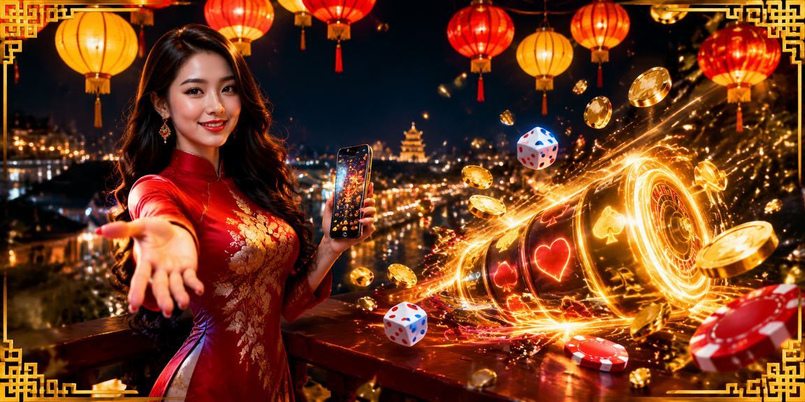 Khung cảnh chợ đêm Huế sôi động gắn với trải nghiệm cá cược trực tuyến