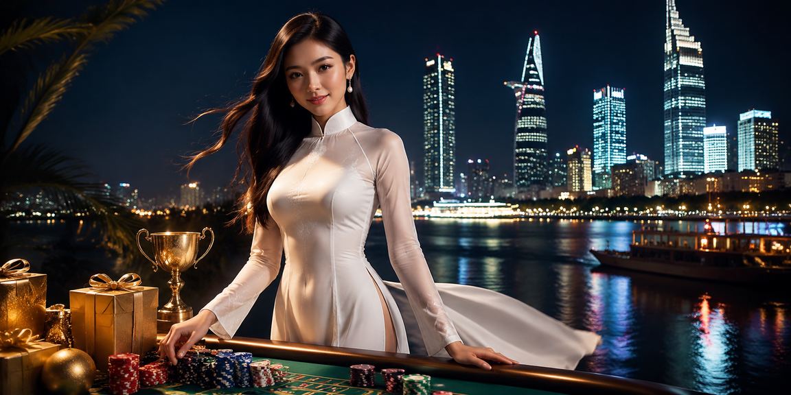 Người hâm mộ tại Sài Gòn mặc áo dài theo dõi kết quả cá cược thể thao